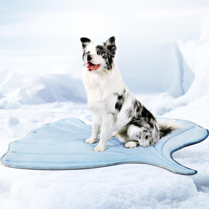 Vagascape &Zonli Cooling Mat, Eco-Friendly Cooling Pad, Cooling Pet Mats for Dogs and Cats Use in Crate, Tunk, Camping, Outdoors, Portable, Machine Washable, Durable, without Gel,Outdoorfun