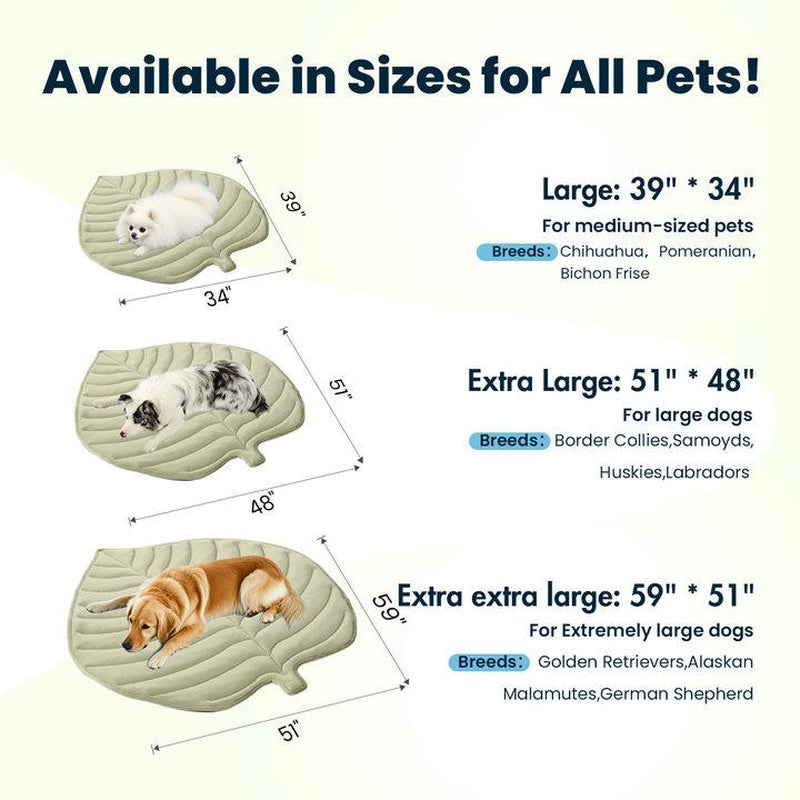 Vagascape &Zonli Cooling Mat, Eco-Friendly Cooling Pad, Cooling Pet Mats for Dogs and Cats Use in Crate, Tunk, Camping, Outdoors, Portable, Machine Washable, Durable, without Gel,Outdoorfun