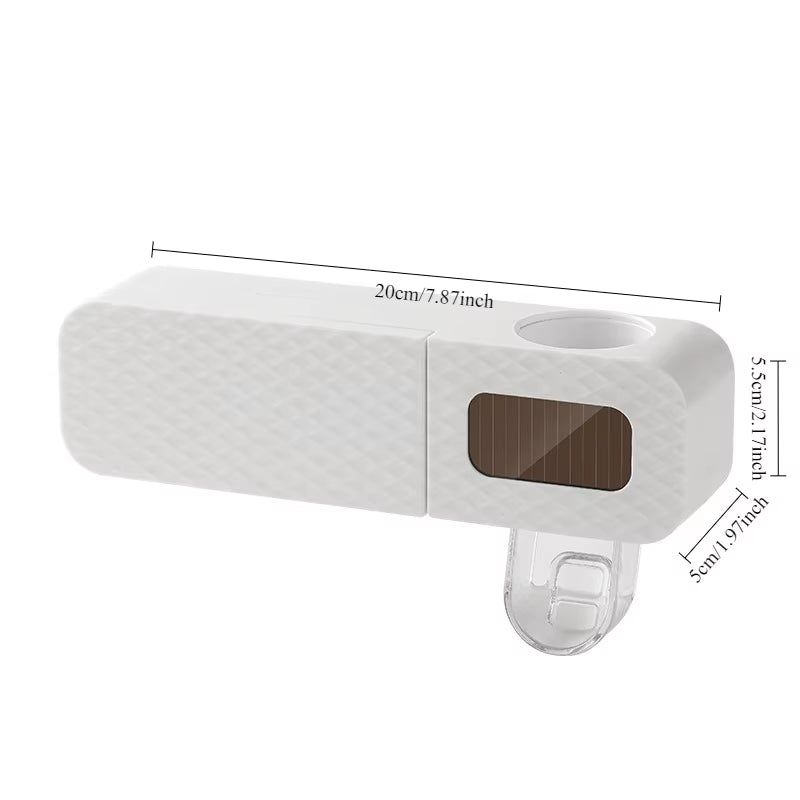 Toothbrush Holder Wall Mounted Automatic Toothpaste Squeezer Storage Rack Bathroom Accessories Toothpaste Dispenser